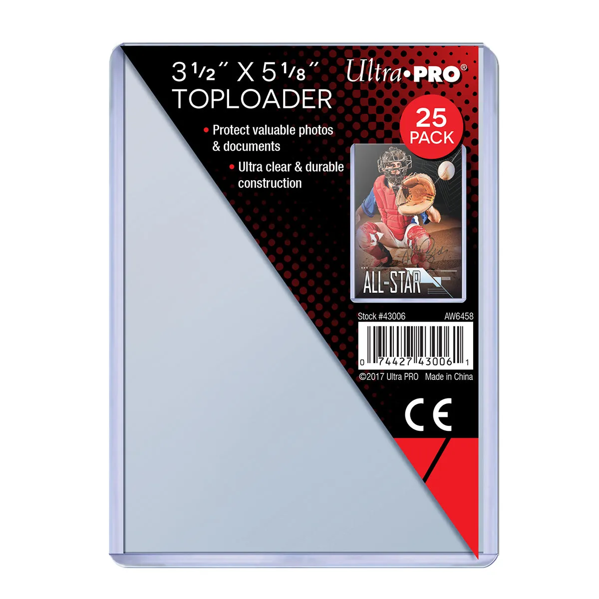 3-1/2" x 5-1/8" Toploaders (25ct)