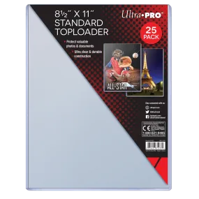 8-1/2" x 11" Toploaders (25ct)