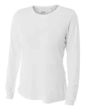 A4 NW3002 Ladies' Long Sleeve Cooling Performance Crew Shirt