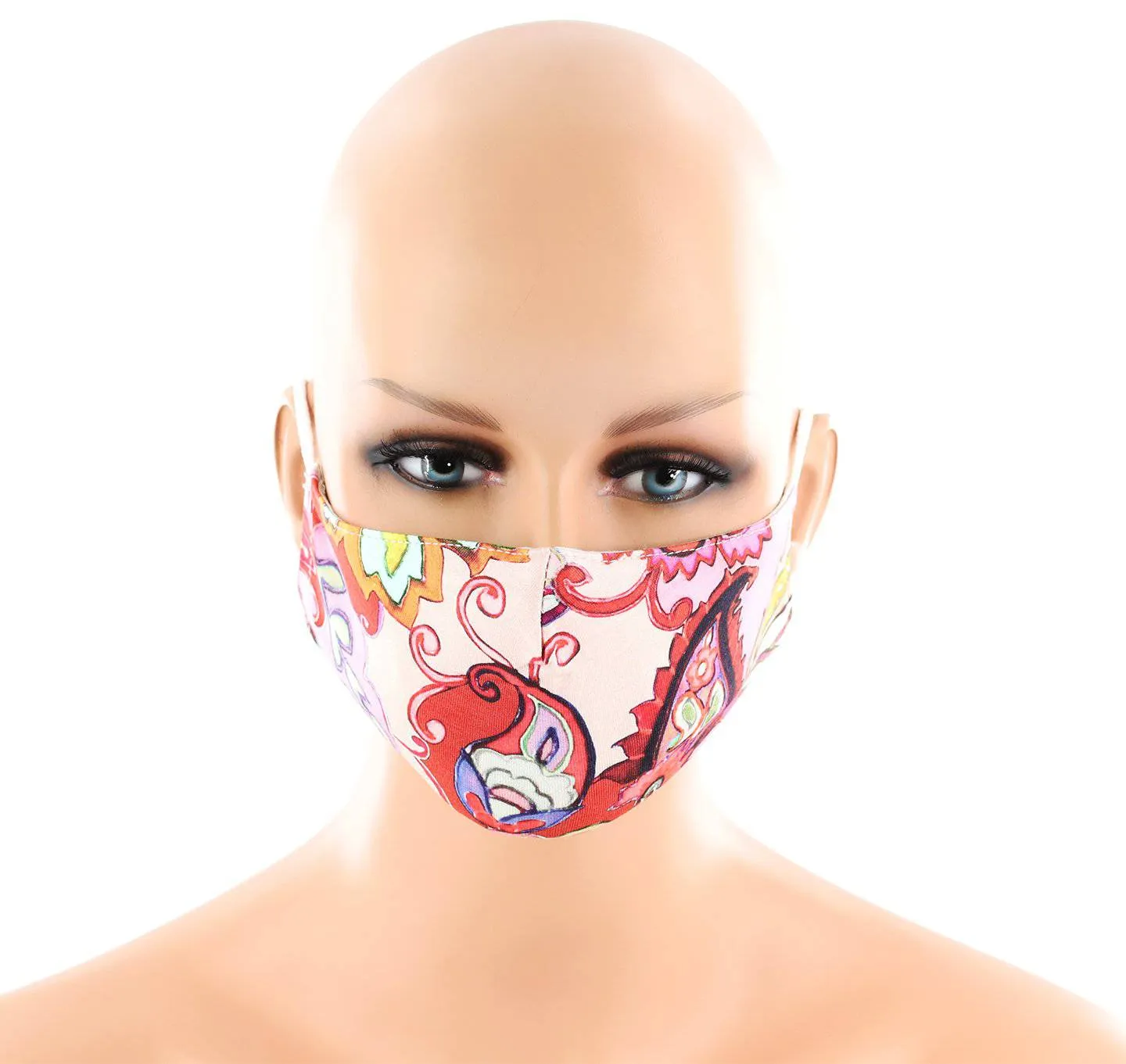 Abstract Multi Colored Print Face Mask