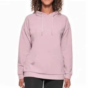Andrew Marc Marc NY Women's Cozy Cotton Blend Kangaroo Pocket Pullover Sweatshirt Drawstring Hoodie