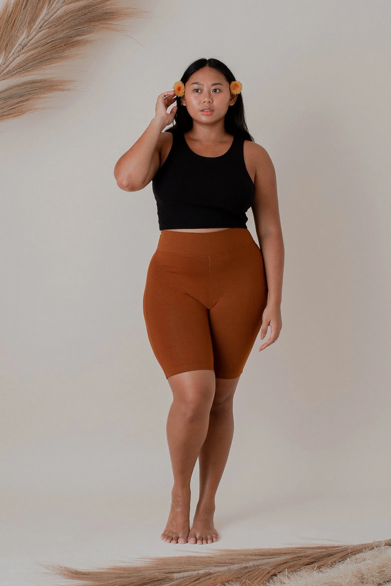 Asana Bike Shorts Cinnamon