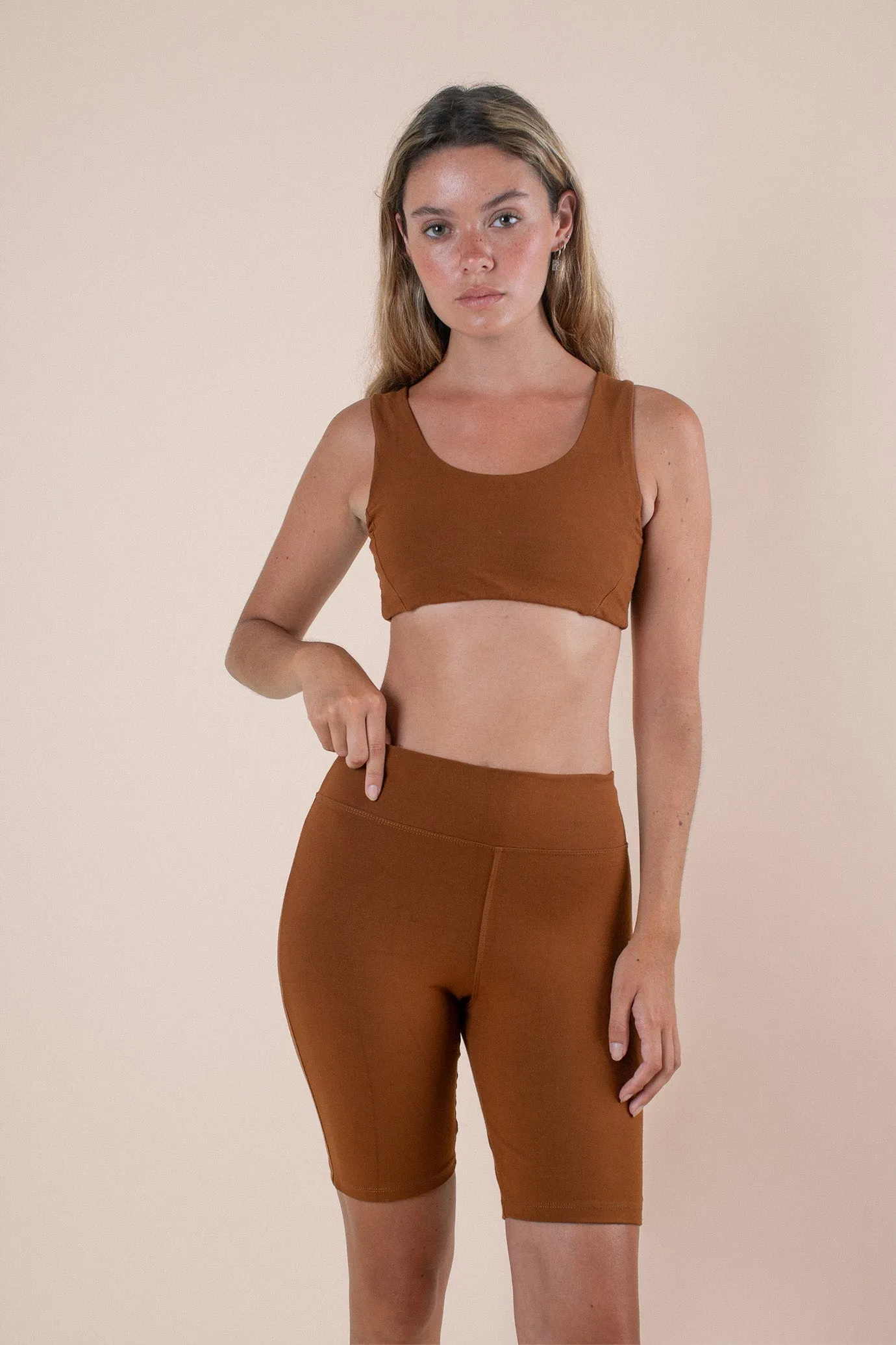 Asana Bike Shorts Cinnamon