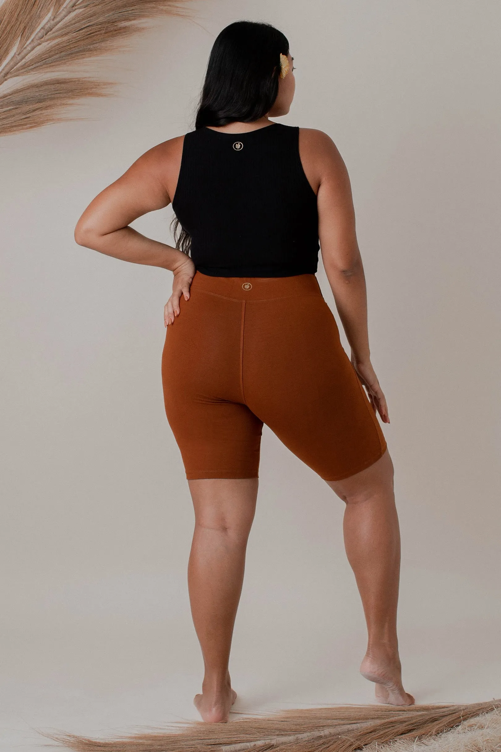 Asana Bike Shorts Cinnamon