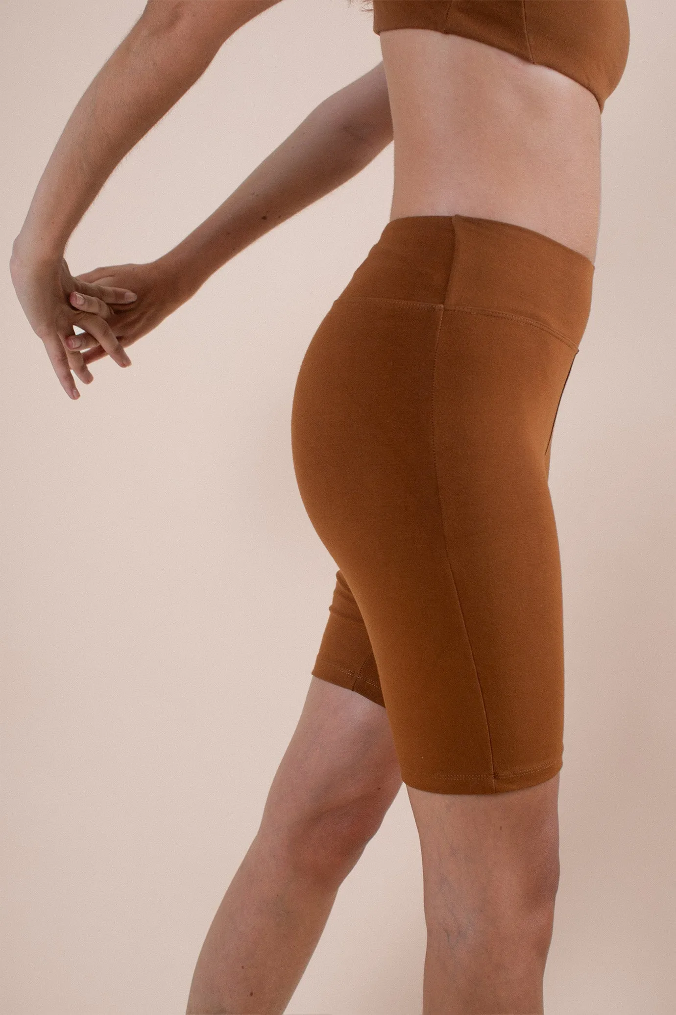 Asana Bike Shorts Cinnamon