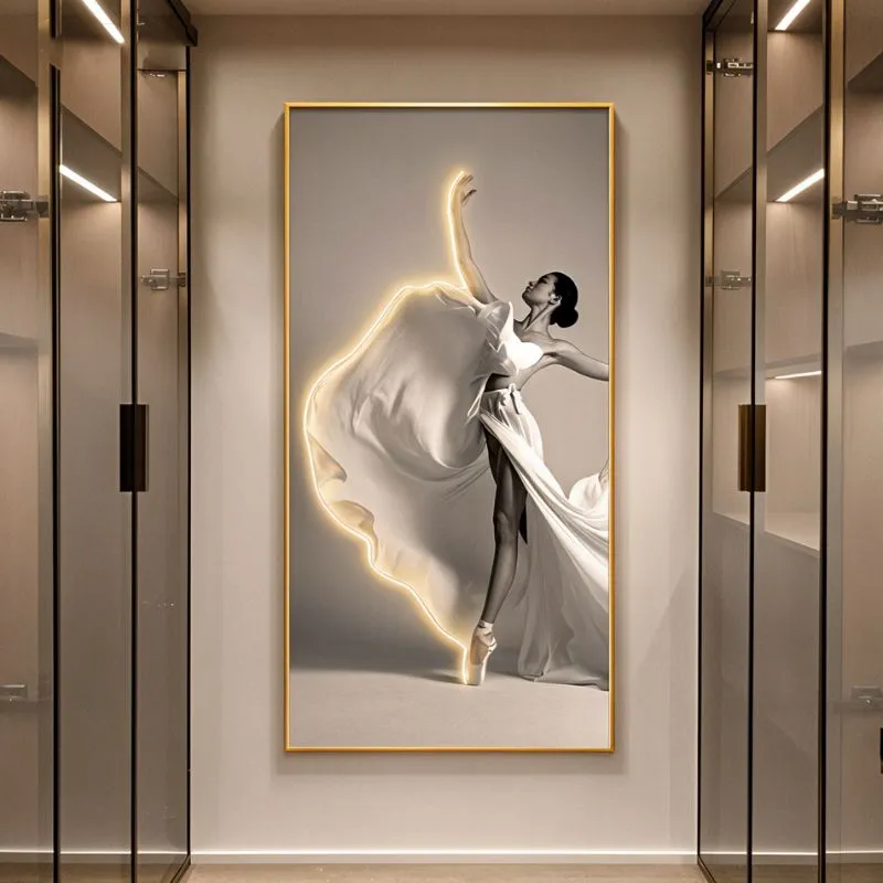 Ballet Lines Illuminated Art