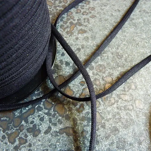 Banded Elastic 4mm - Black