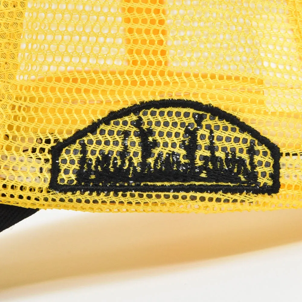 Baseball Cap Adult Net cap Summer hat Mesh Hat Breathable hat Unisex NYC Letter Embroidery Street dance