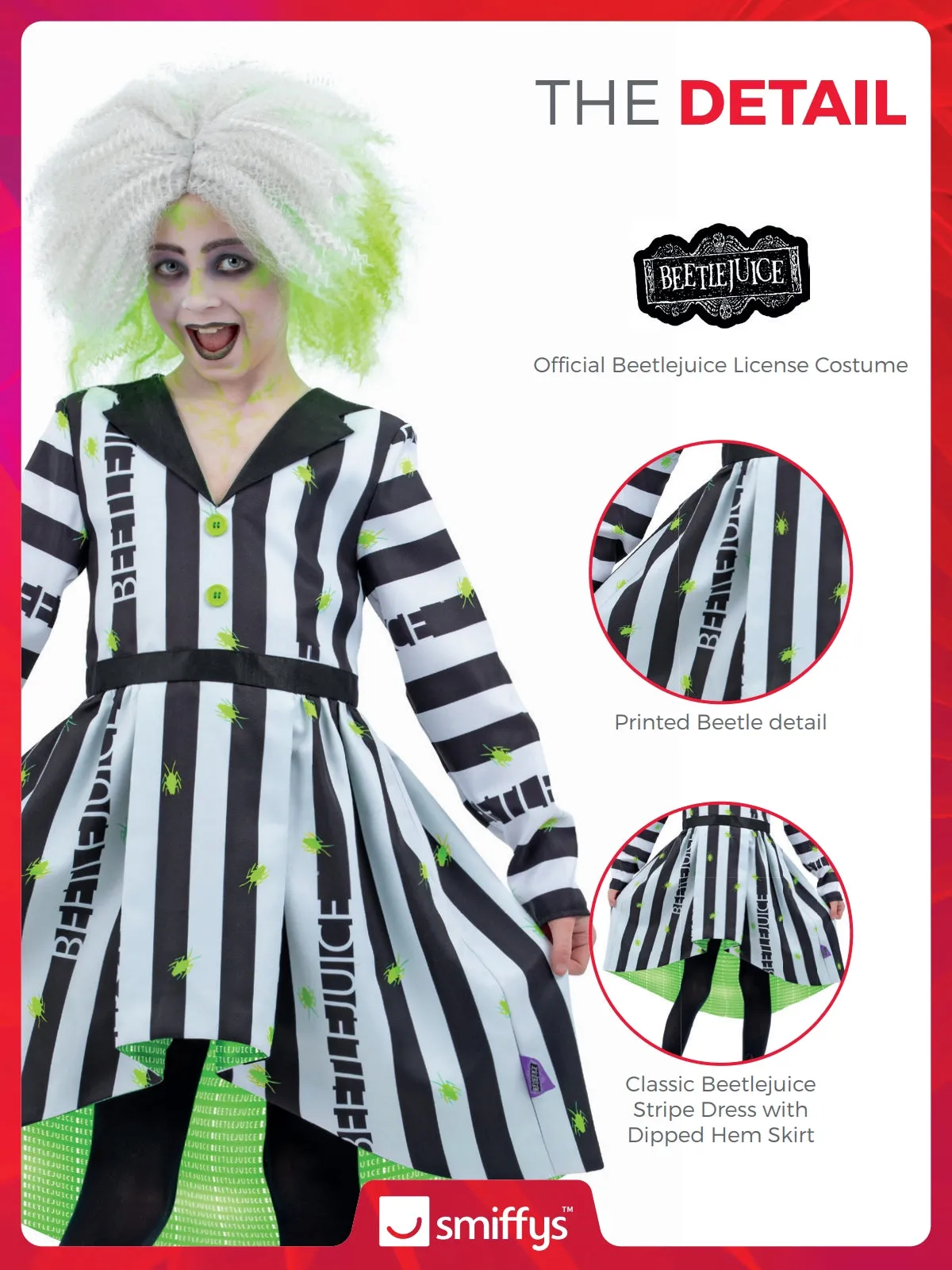 Beetlejuice Girls Costume