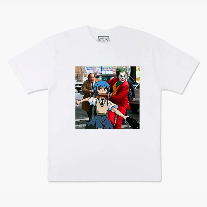 benpaolv Animecore Rei Ayanami and Joker Clown Running T-Shirt