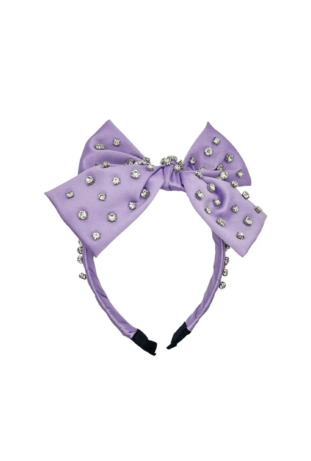 Big Bow Headband - Lilac