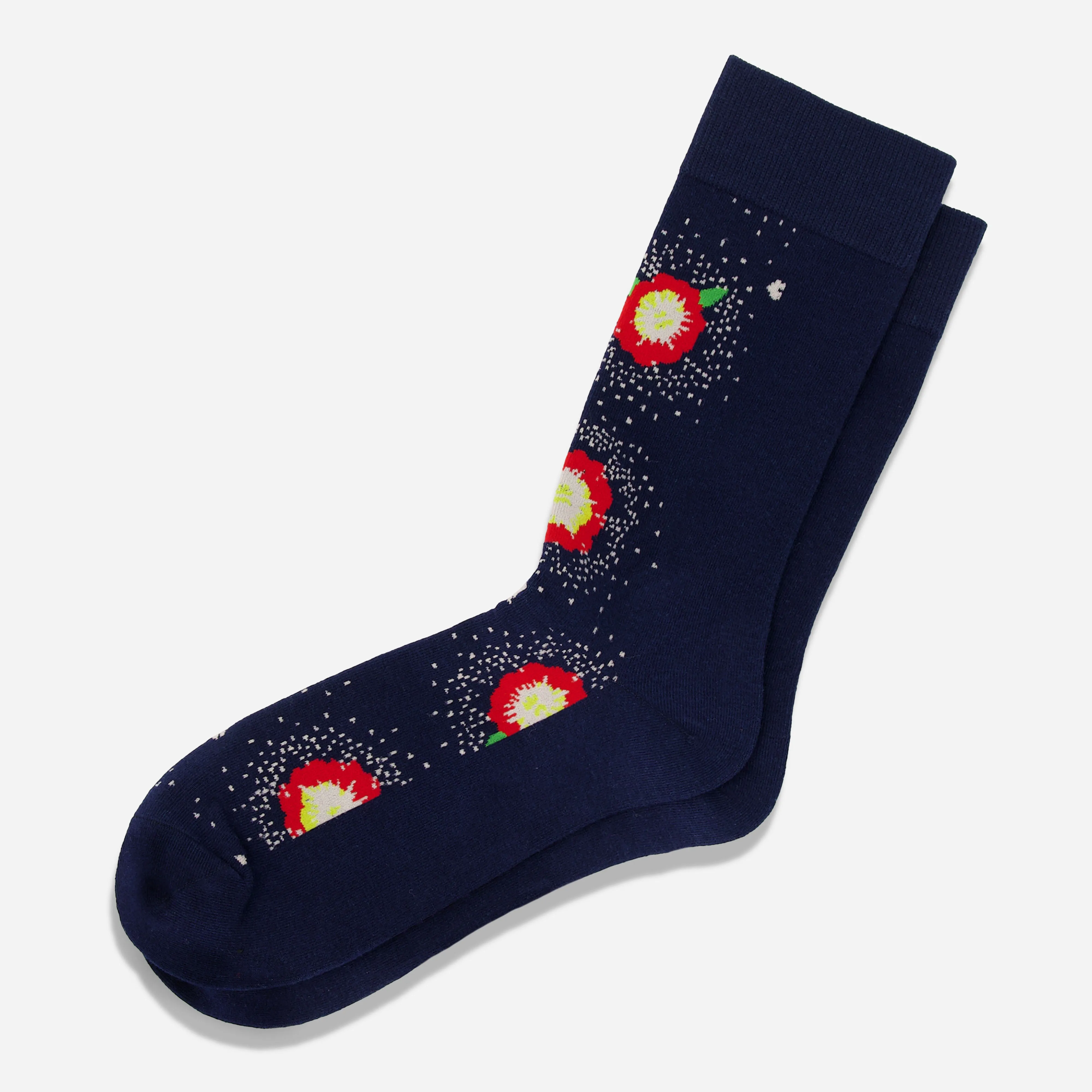 Bikini Sous La Pluie x Tie Bar Kaleidoscope Hearts and Floral Bursts 2-Pack Dress Socks