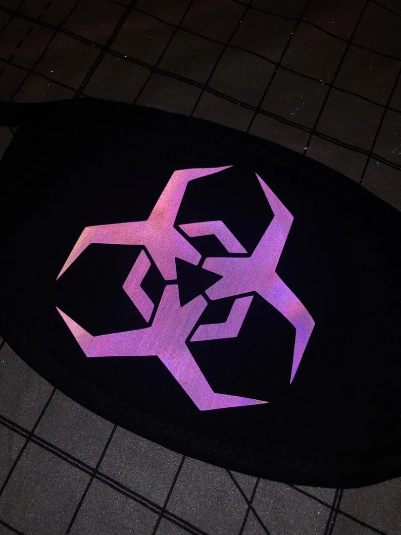 BioHazard Reflective Mouth Mask