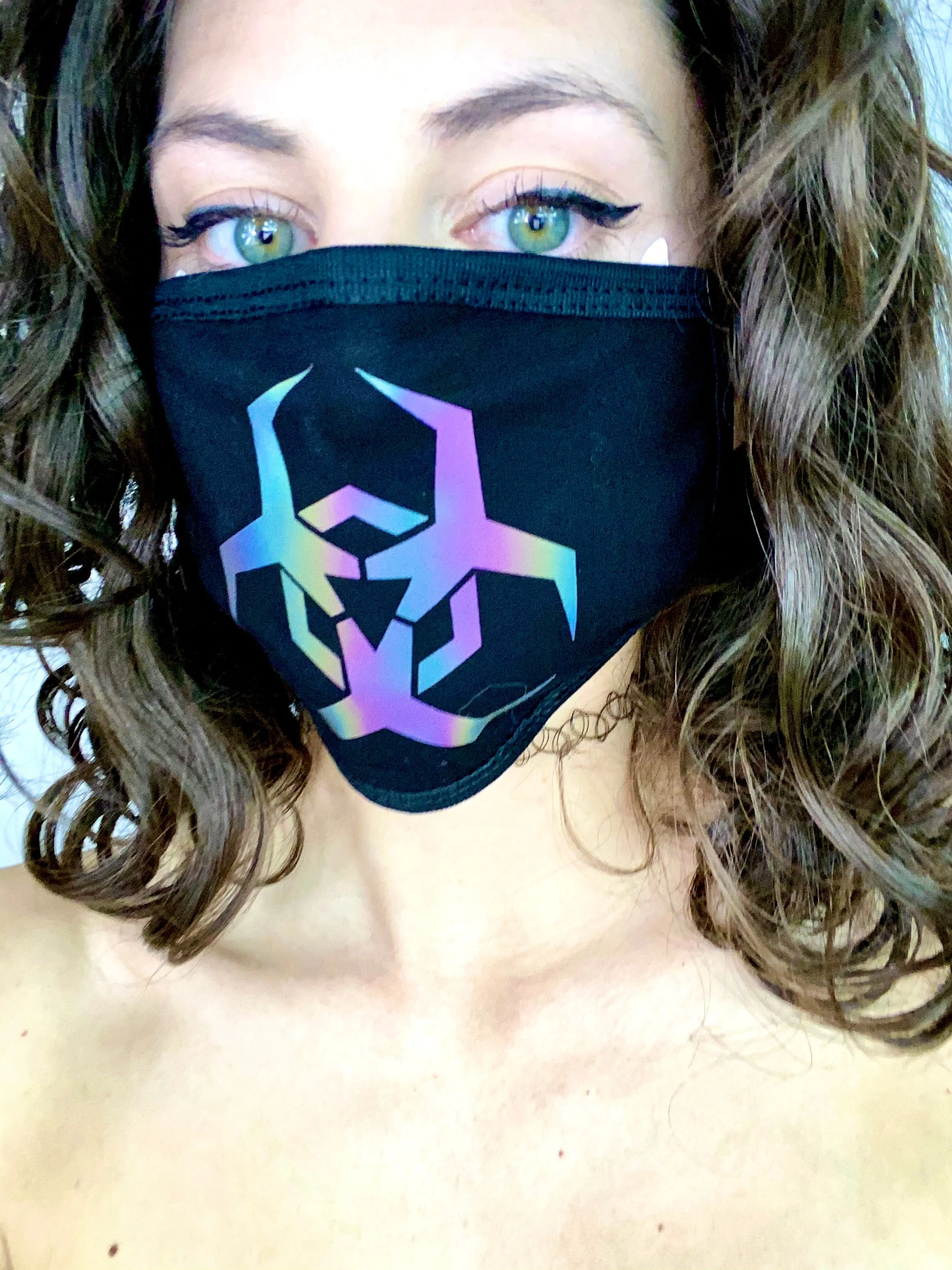 BioHazard Reflective Mouth Mask