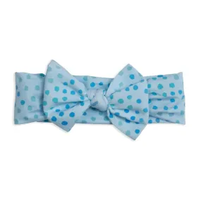 blue sparkle modal headband