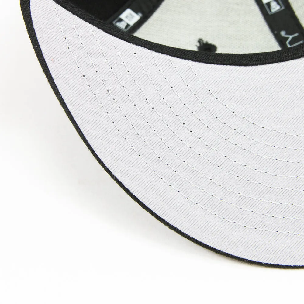 Cincinnati Reds C Font Fitted Cap (Black)