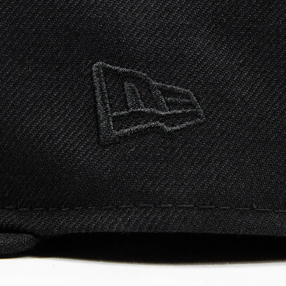 Cincinnati Reds C Font Fitted Cap (Black)