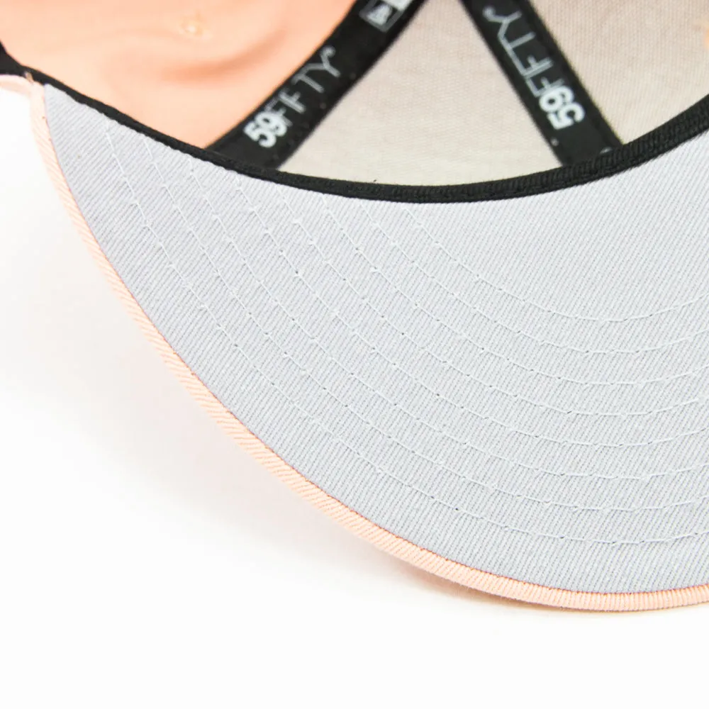 Cincinnati Reds C Font Fitted Cap (Blush)