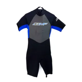 Comp Short Sleeve and Leg Body Size Small Black Blue Wet Suit Wetsuit Diving Scuba