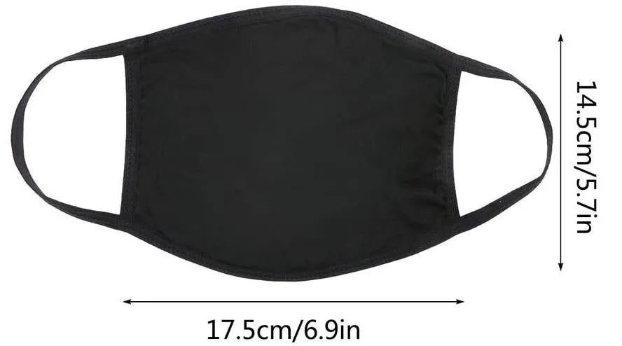 Cotton Face Mask Face Cover - Made in USA - Washable, Reusable, Adjustable, Non-Medical