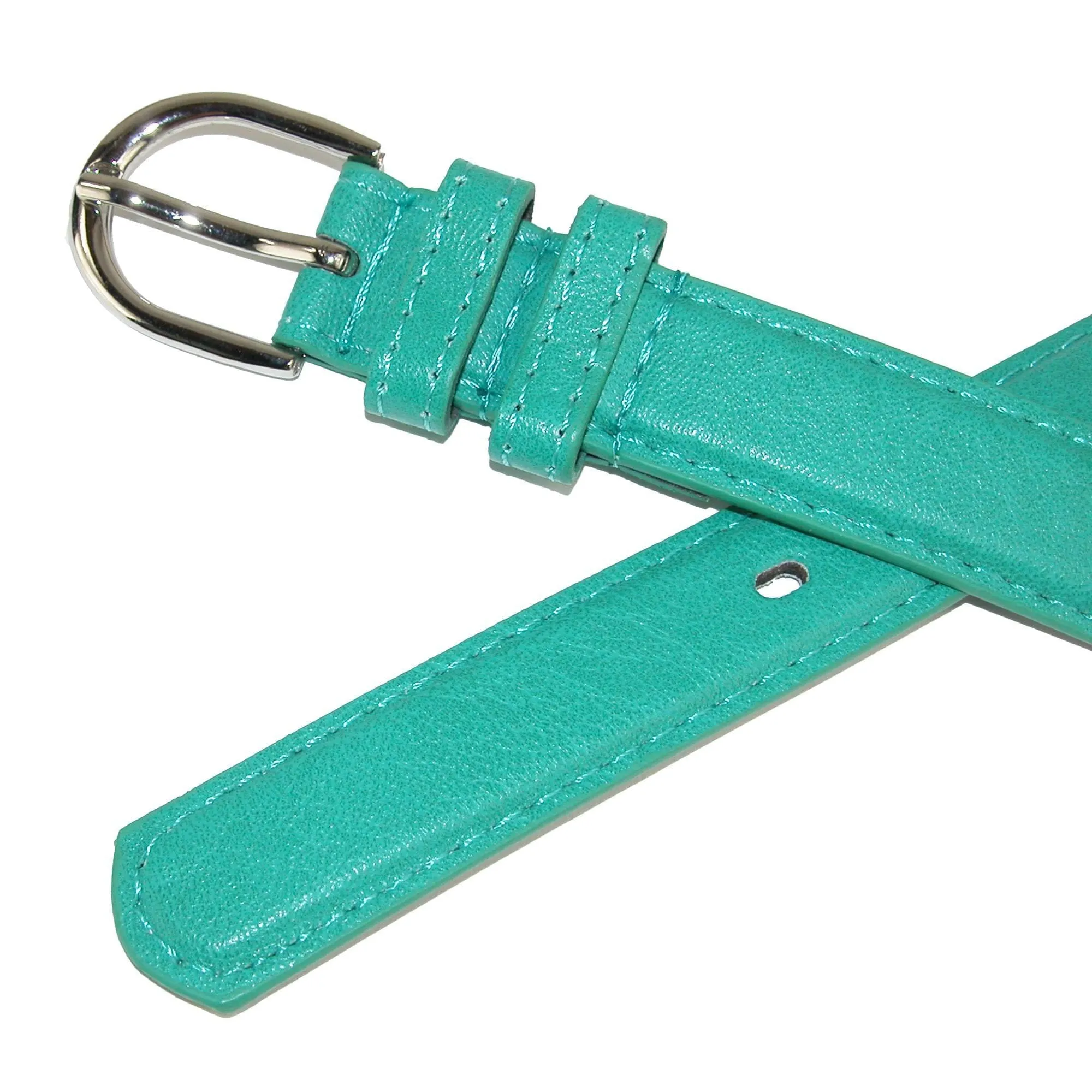 CTM® Kid's Basic Leather Dress Belt (Pack of 2 Colors)