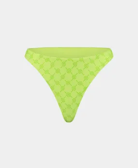 Daiquiri Green Zazi Monogram Bikini Bottom