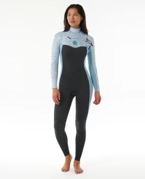 Dawn Patrol 3/2mm Chest Zip - Mid Blue (2024)
