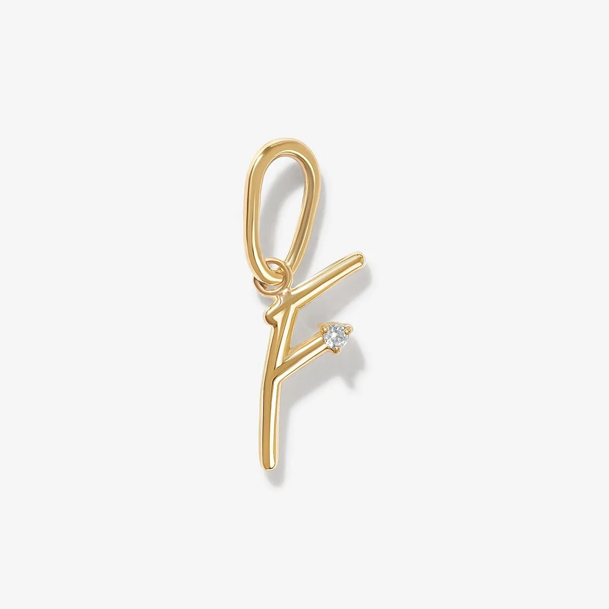 Dezi diamond alphabet charm