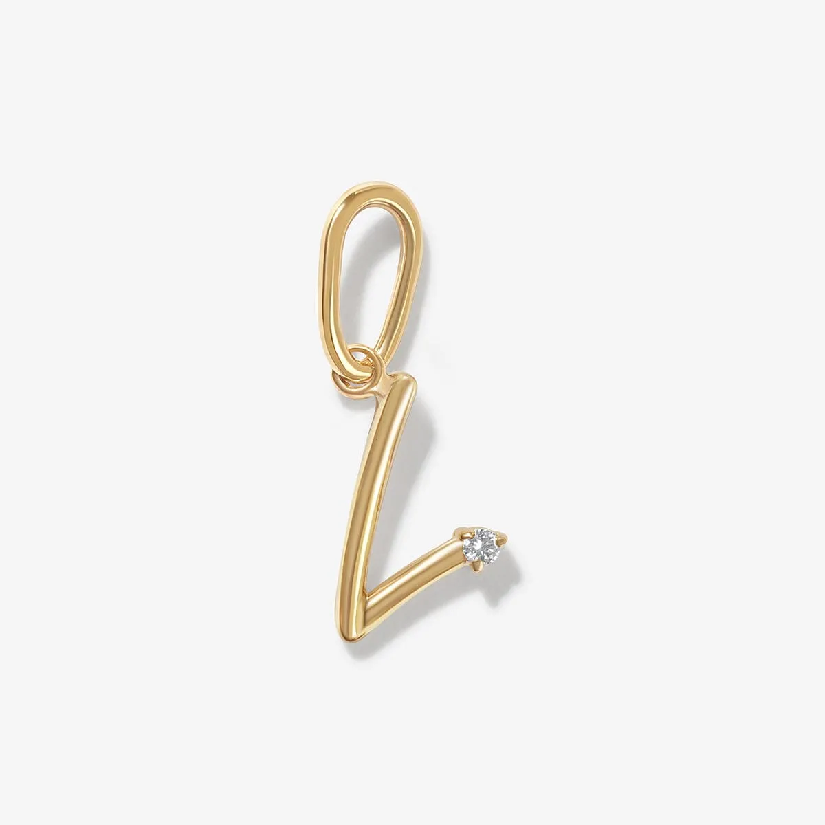 Dezi diamond alphabet charm