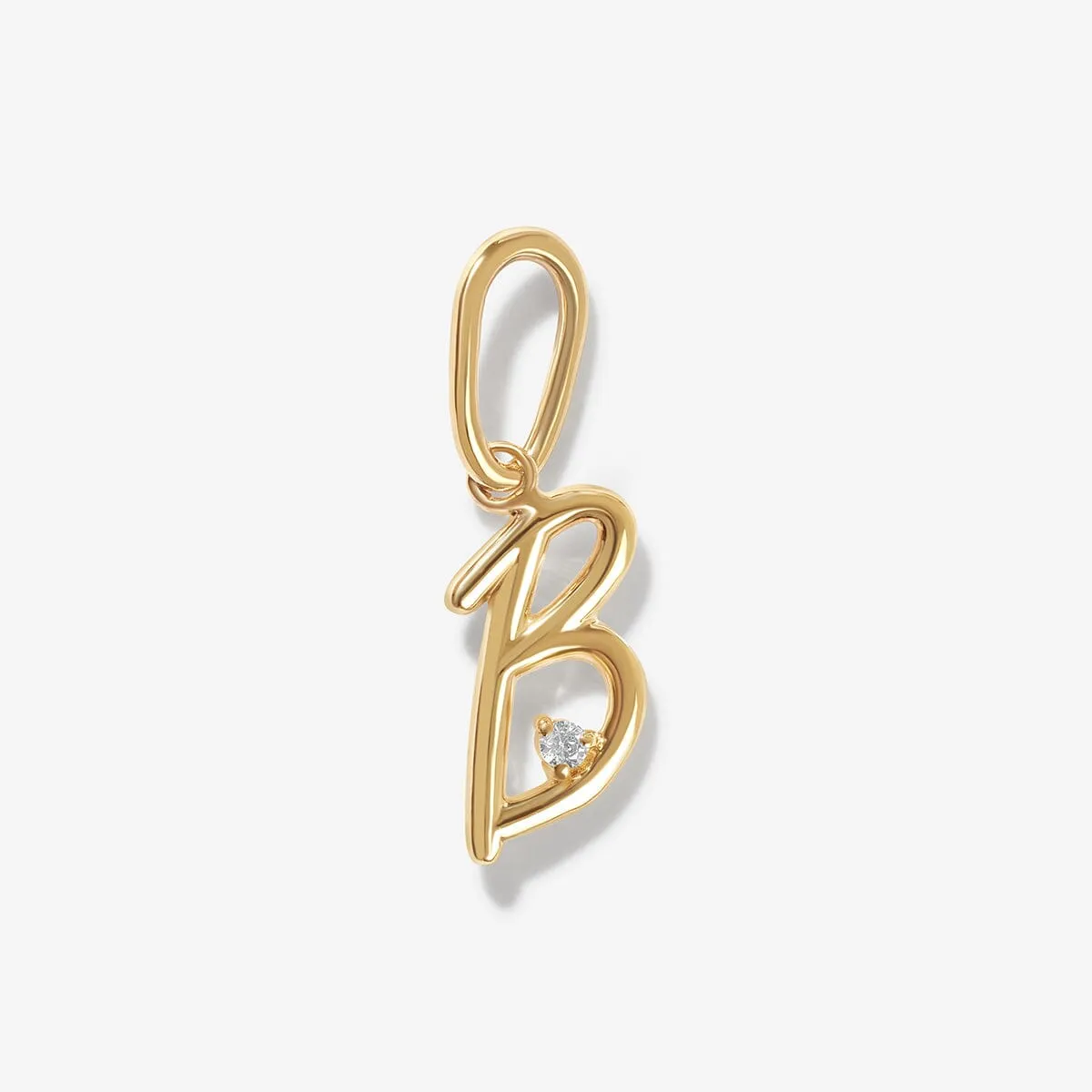 Dezi diamond alphabet charm