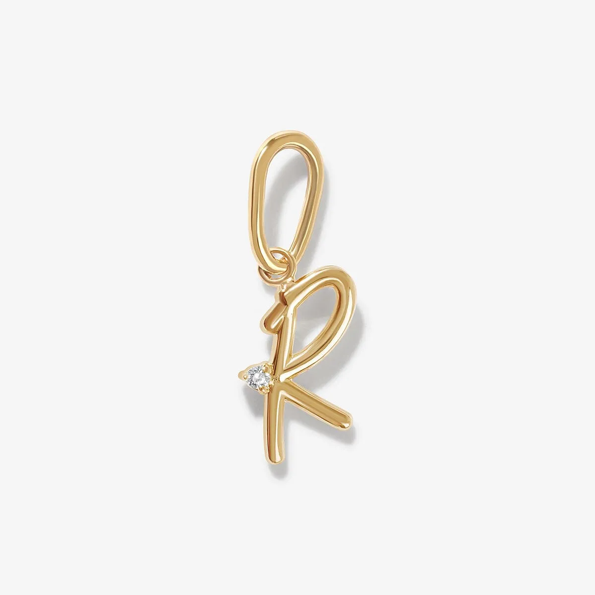 Dezi diamond alphabet charm
