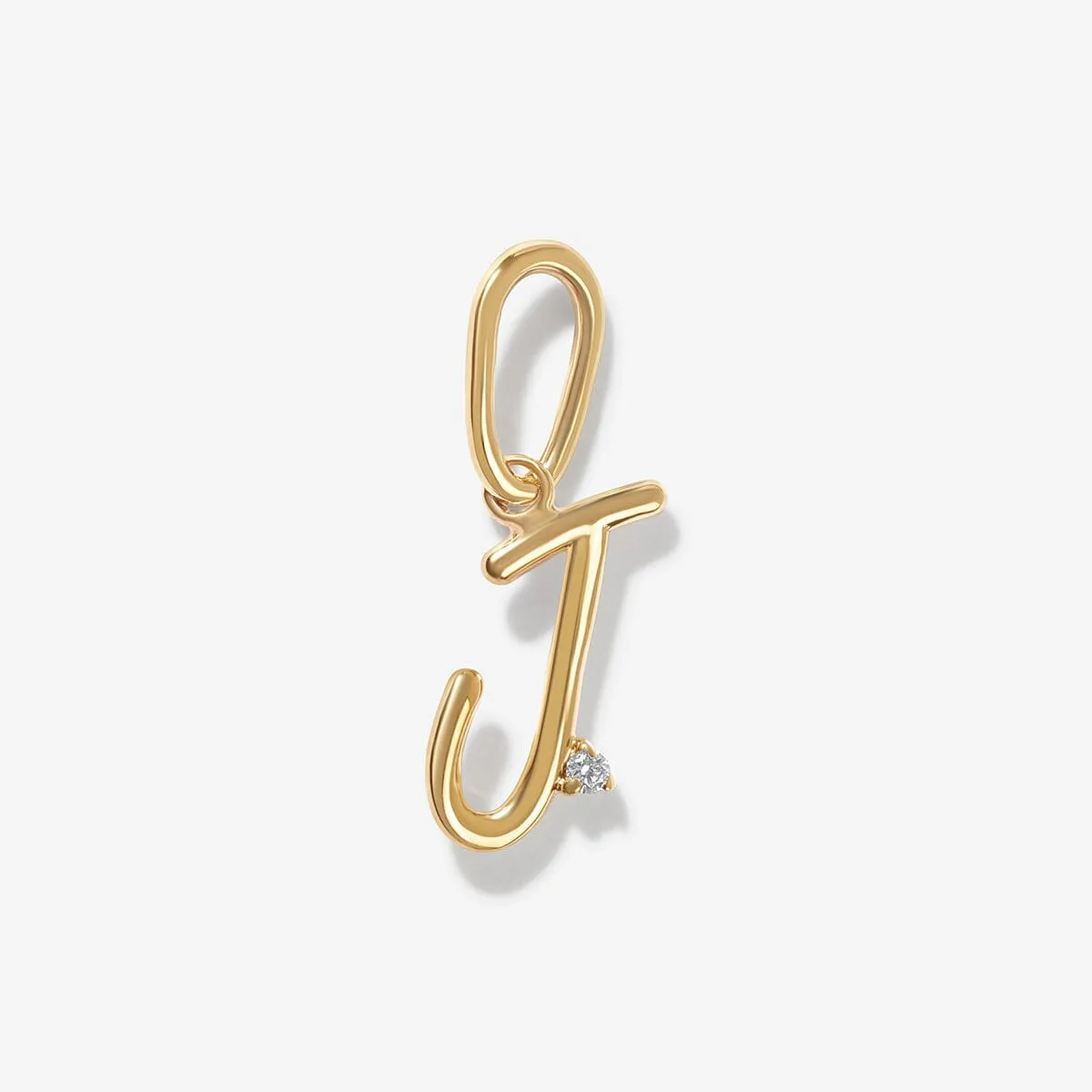 Dezi diamond alphabet charm