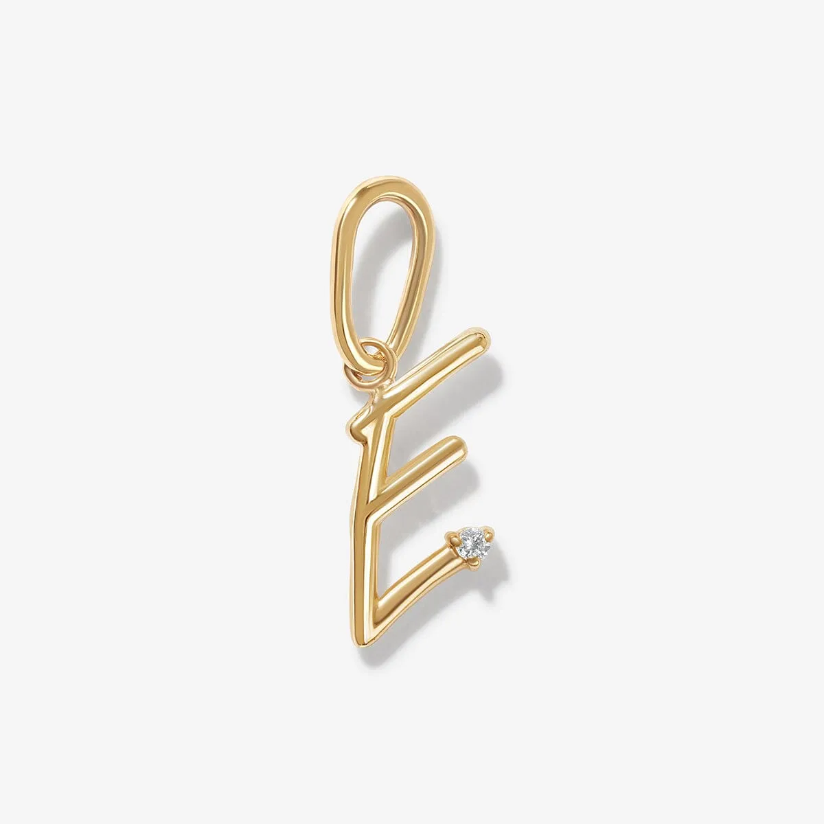 Dezi diamond alphabet charm