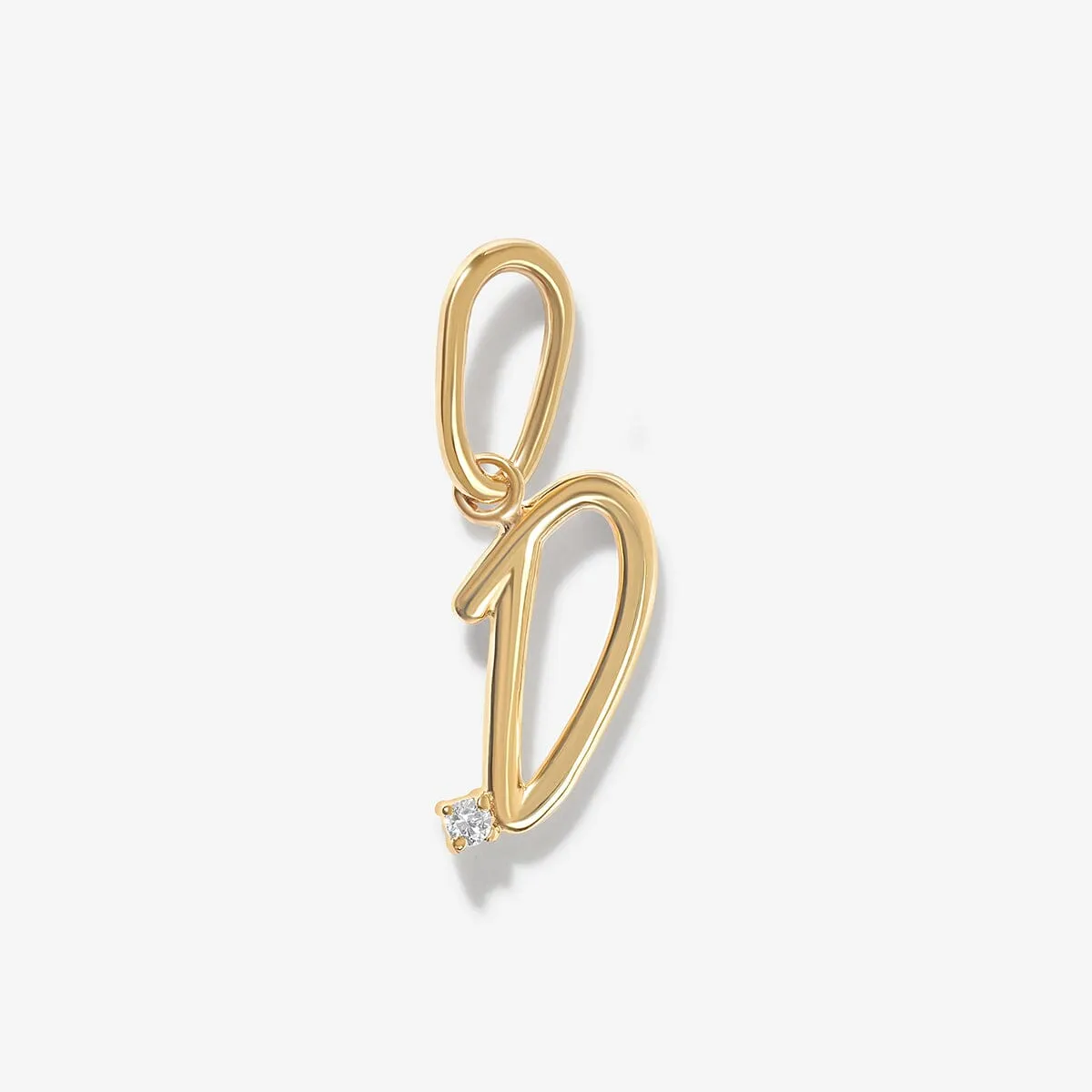 Dezi diamond alphabet charm