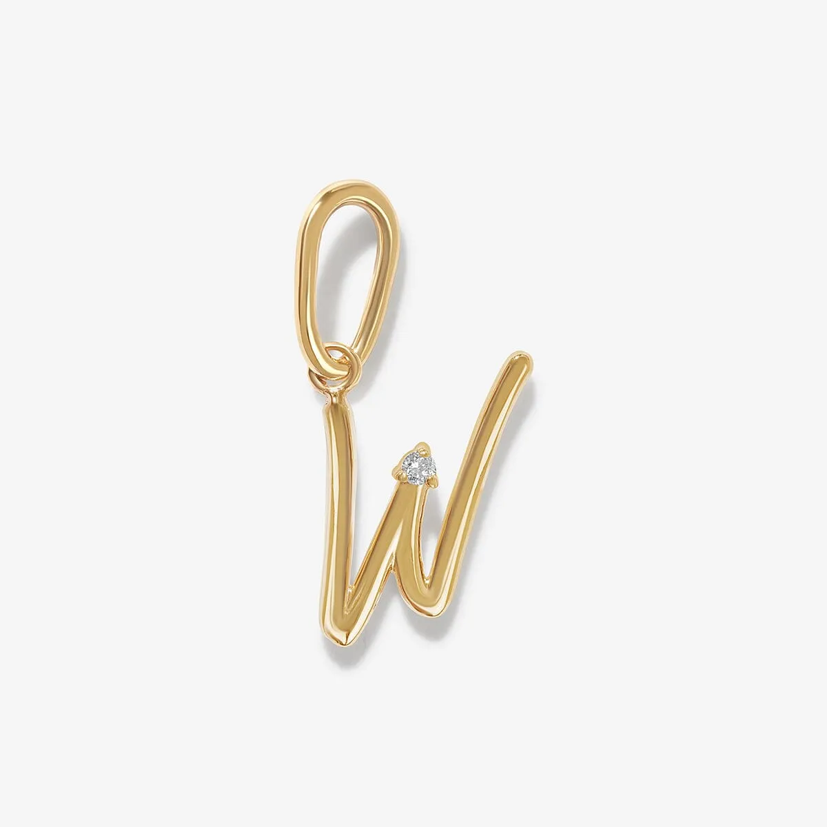Dezi diamond alphabet charm