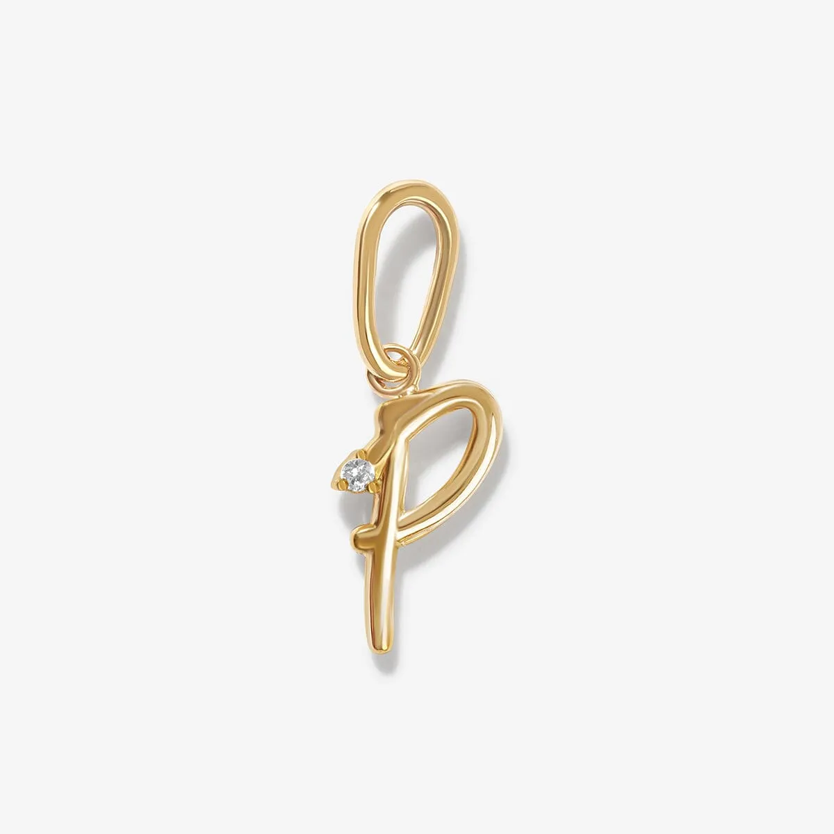 Dezi diamond alphabet charm