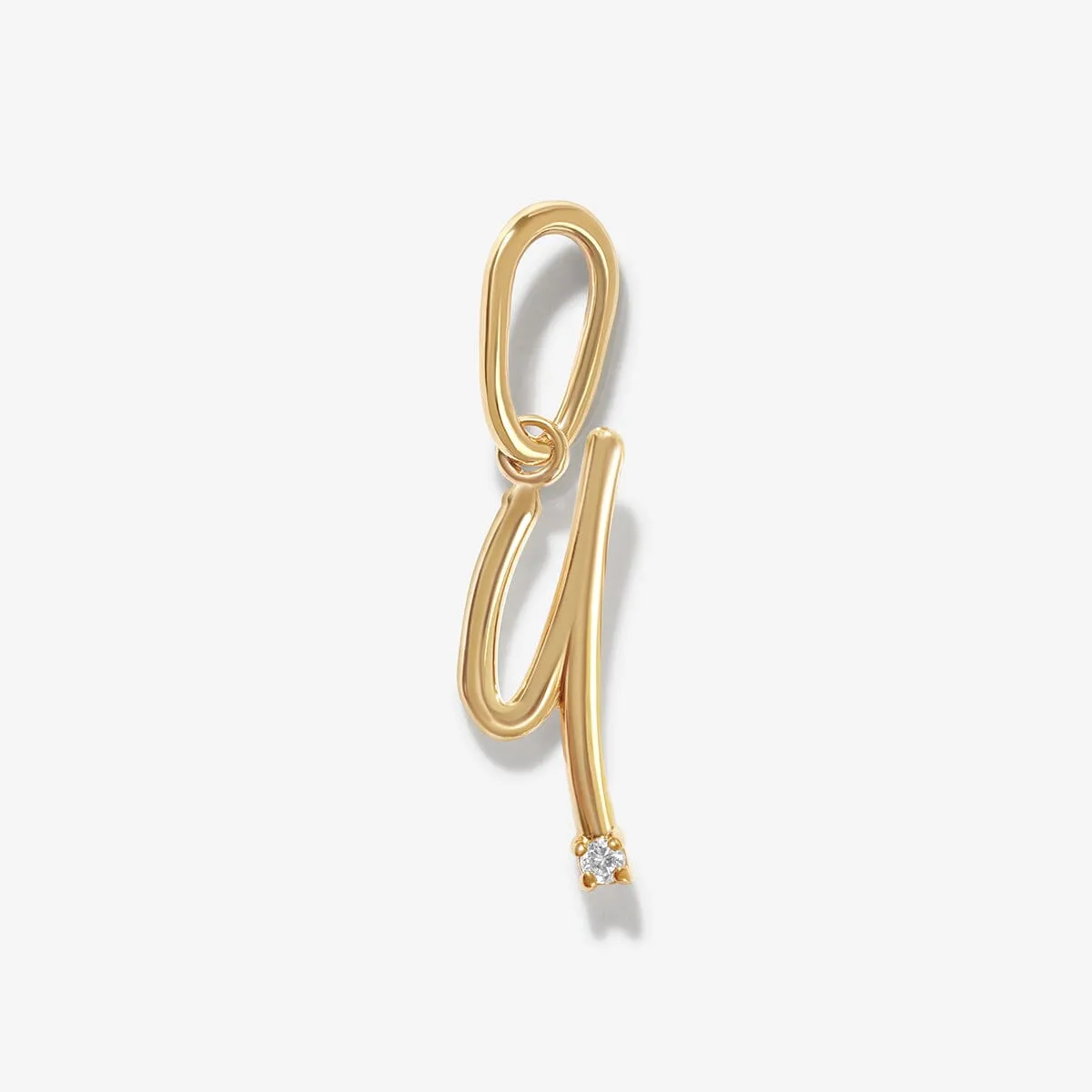 Dezi diamond alphabet charm