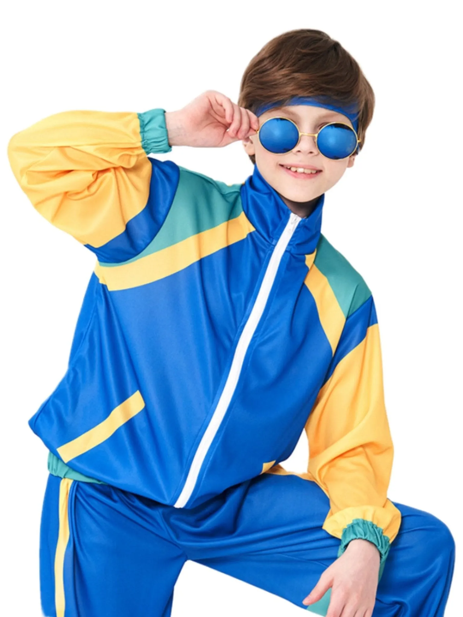 Disco 80S Costume Outfits Dance Set Hip Hop Modern Jazz Team Performance Kids