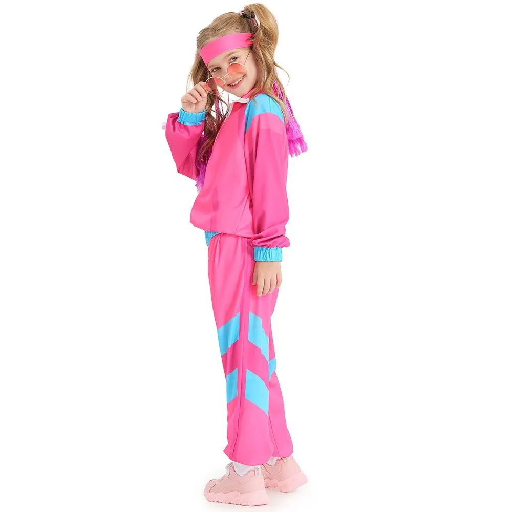Disco 80S Costume Outfits Dance Set Hip Hop Modern Jazz Team Performance Kids