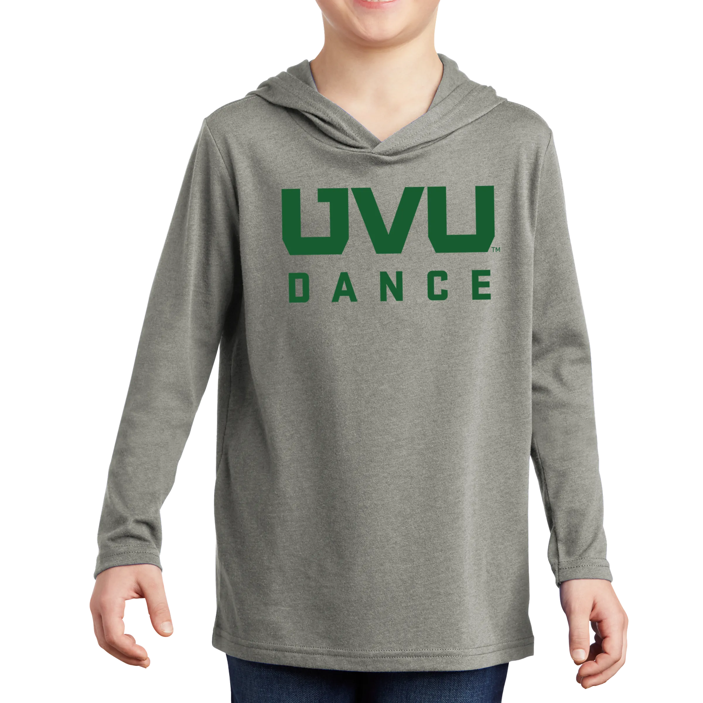District Youth Perfect Tri Long Sleeve Hoodie - UVU Dance