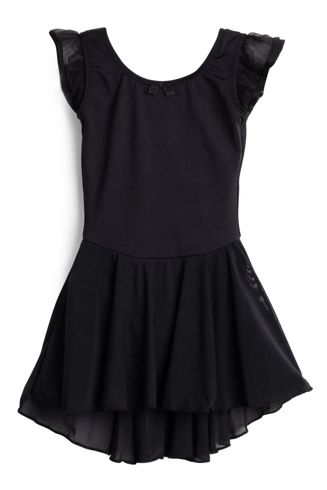 Elowel Kids Girls Flutter Sleeve Skirted Leotard (Size 2-14 Years) Multiple Colors