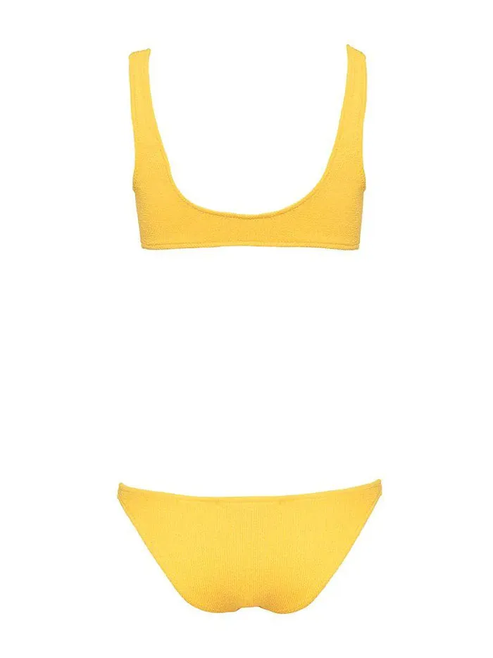 Emily Yellow Scrunch Bikini