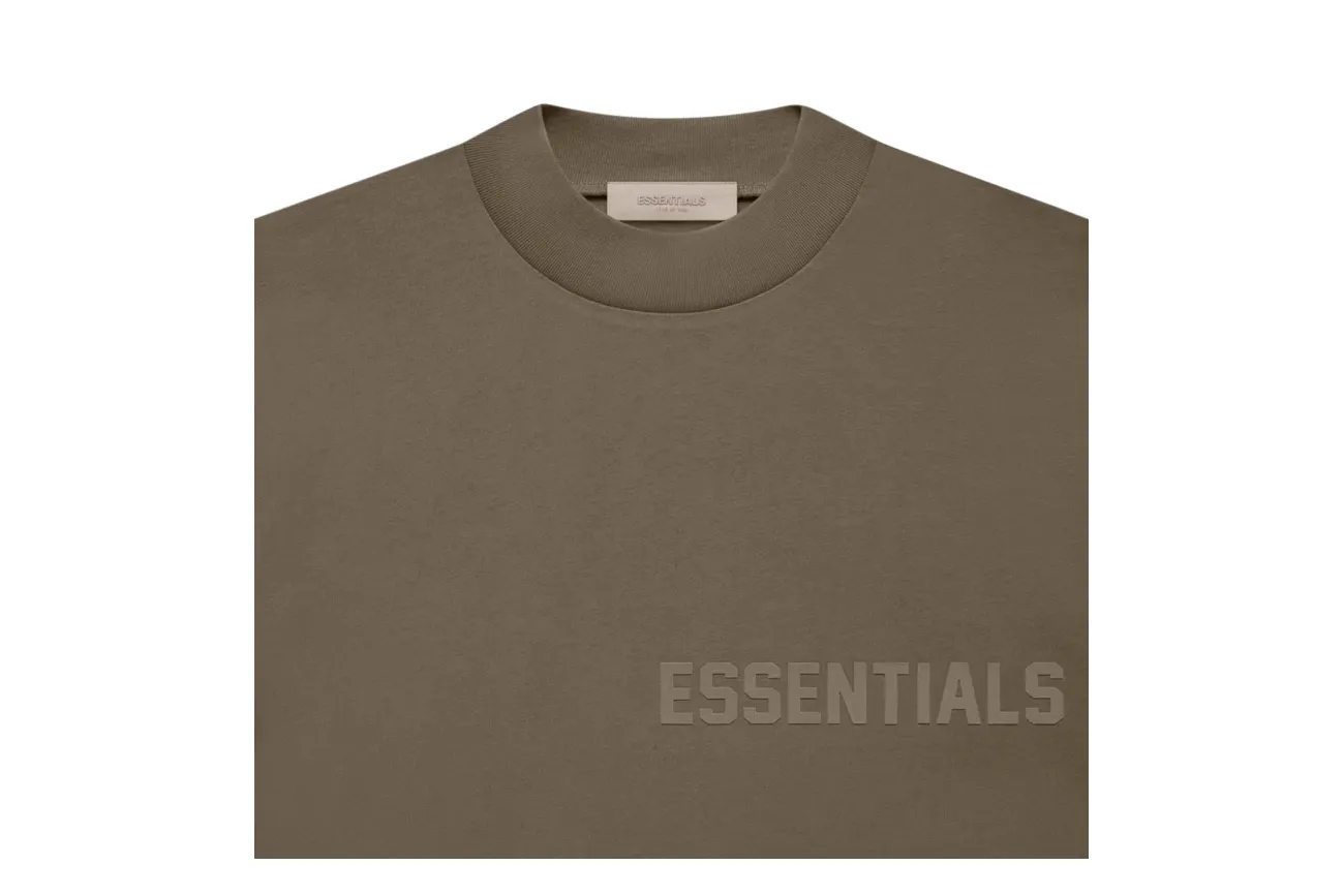 ESSENTIALS Fear of God Short Sleeve Tee 'Wood'