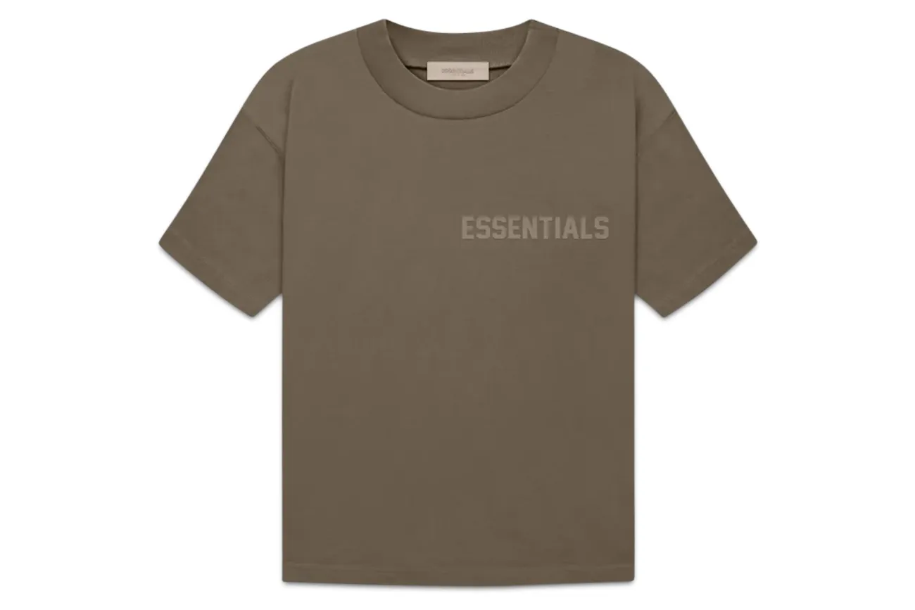 ESSENTIALS Fear of God Short Sleeve Tee 'Wood'