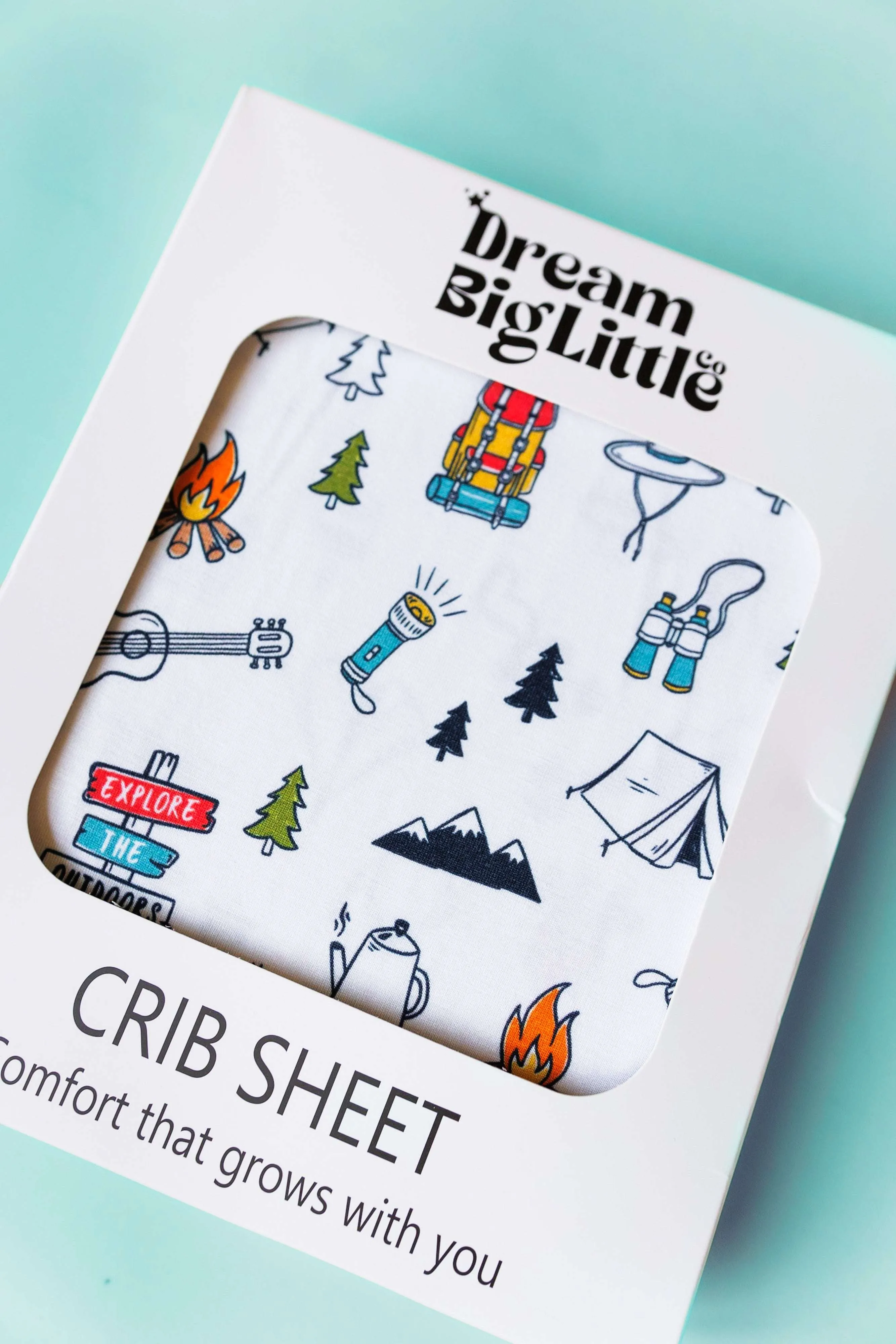 Explore the Outdoors Dream Crib Sheet