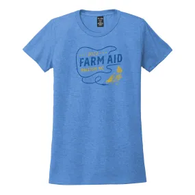 Farm Aid 2022 Women's Chicken Cord Tee – Azure Blue