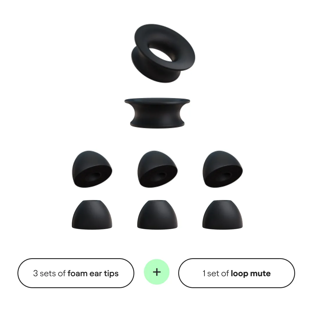 Foam Ear tips   Loop Mute