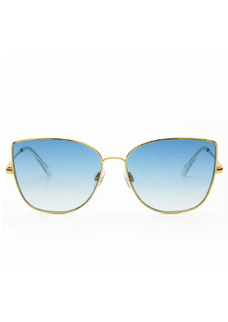 FREYRS Emma Gold with Blue Lens