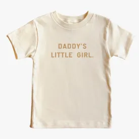 Girls Daddy's Little Girl Beige Tee