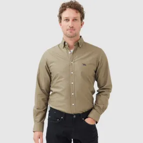 Gunn Oxford Shirt - Sports Fit - Olive